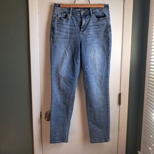 Judy Blue Light Blue Straight Leg Boyfriend Fit Jenas